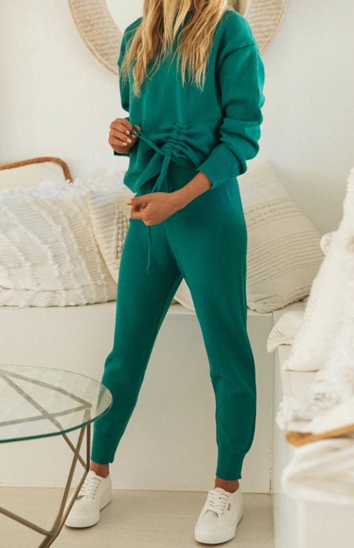 Casual Knit Two - Piece Lounge Set - Choice Selections