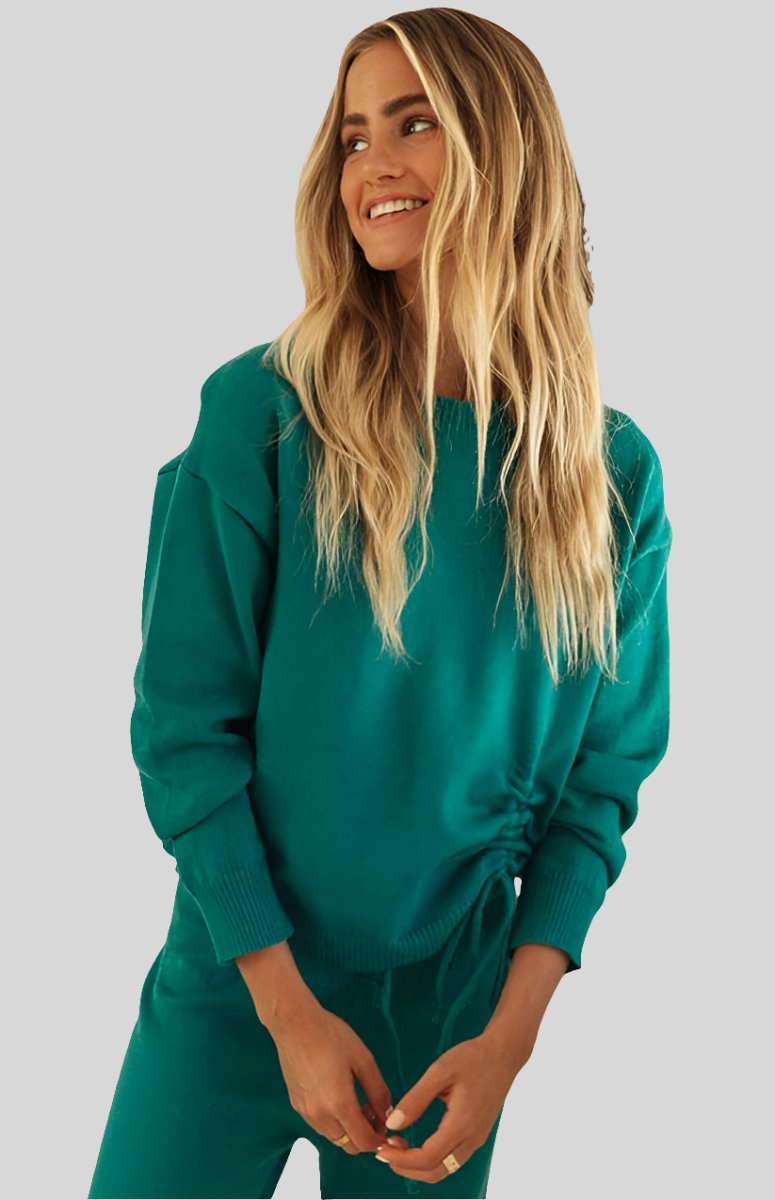 Casual Knit Two - Piece Lounge Set - Choice Selections