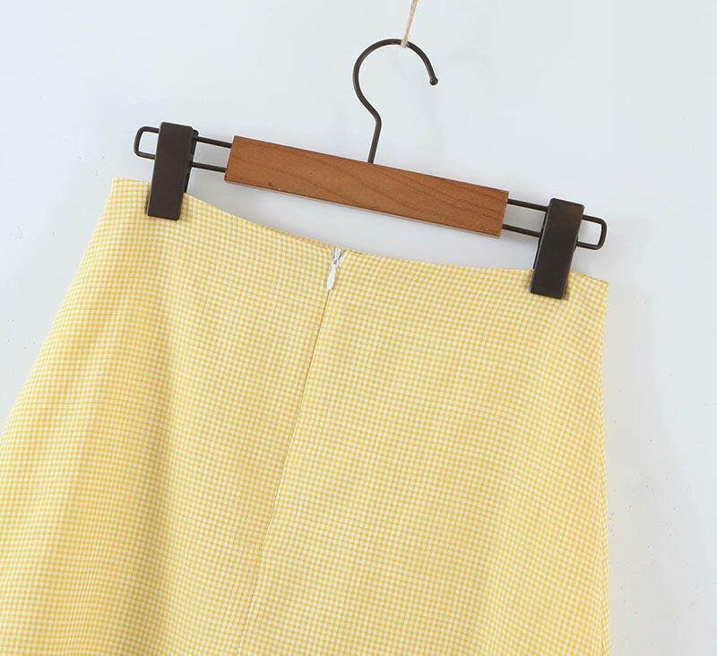Cropped Navel Top and Skirt Set - Choice Selections